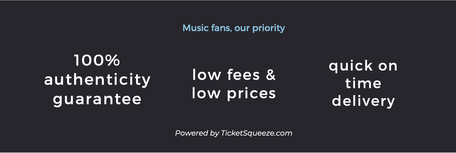 Qudos Bank Arena ticket guarantee